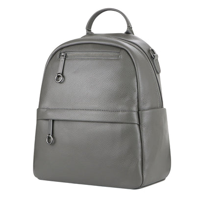 First Layer Cowhide Women's Backpack Leather Large Capacity