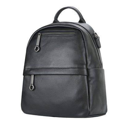 First Layer Cowhide Women's Backpack Leather Large Capacity