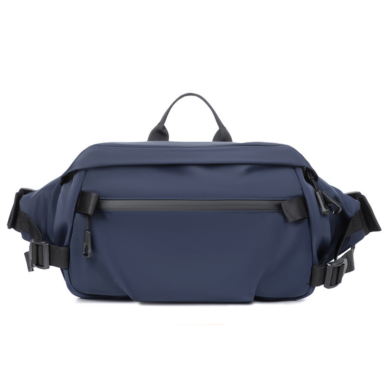 Simple Stylish And Versatile Chest Bag Student Male Commuter Large Capacity Shoulder Bag