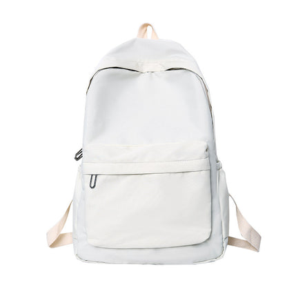 Large-capacity Backpack Simple Solid Color Casual