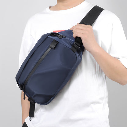 Simple Stylish And Versatile Chest Bag Student Male Commuter Large Capacity Shoulder Bag