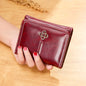 Women's Short Trifold Vintage Wallet